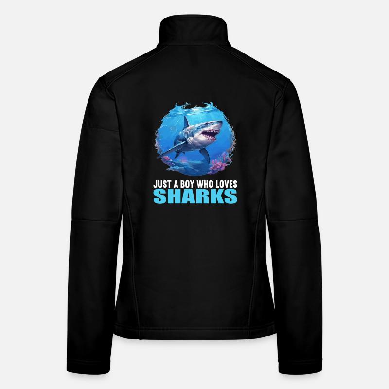 Requins Requin Veste en tissu softshell Femme