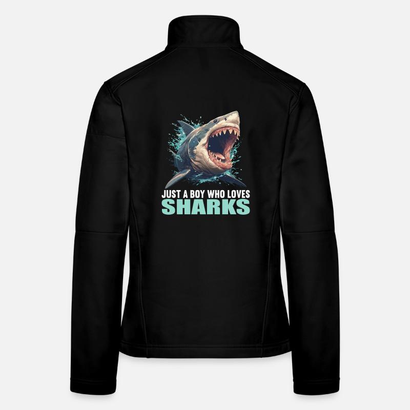 Requins Requin Veste en tissu softshell Femme