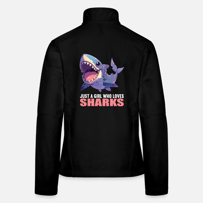 Requins Requin Veste en tissu softshell Femme