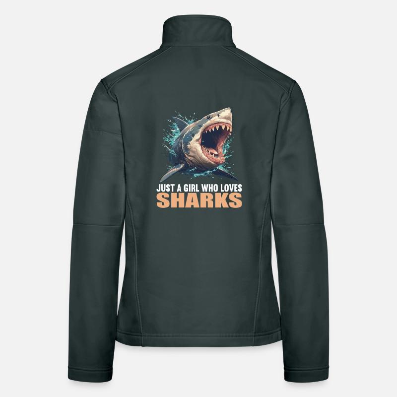 Requins Requin Veste en tissu softshell Femme