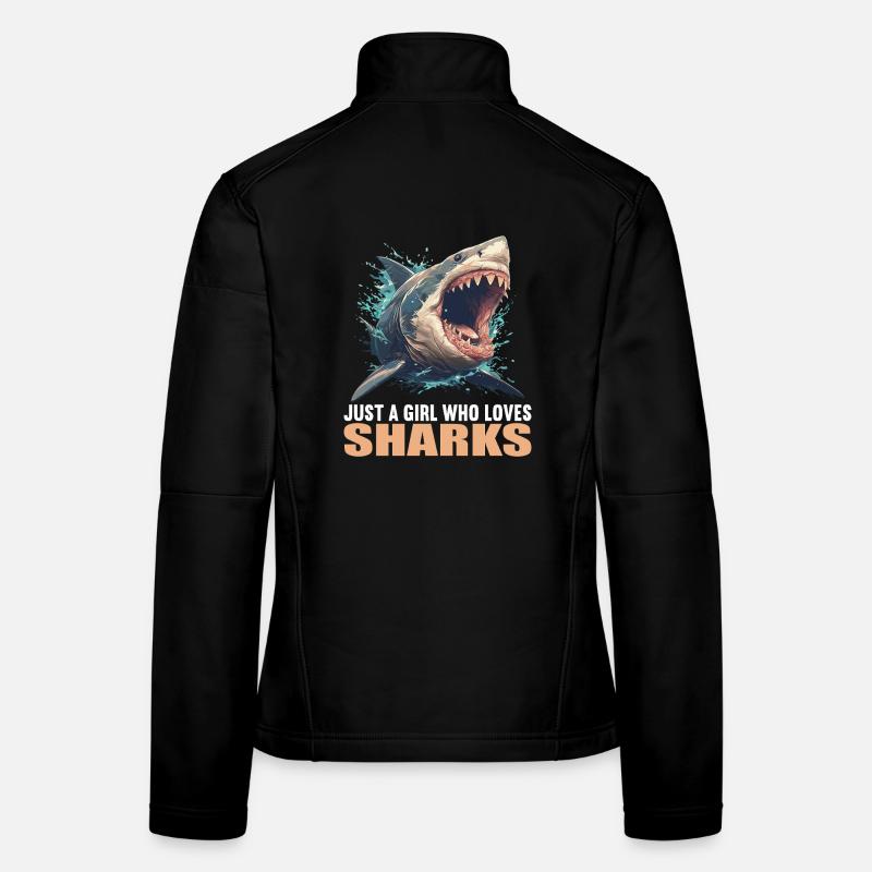 Requins Requin Veste en tissu softshell Femme