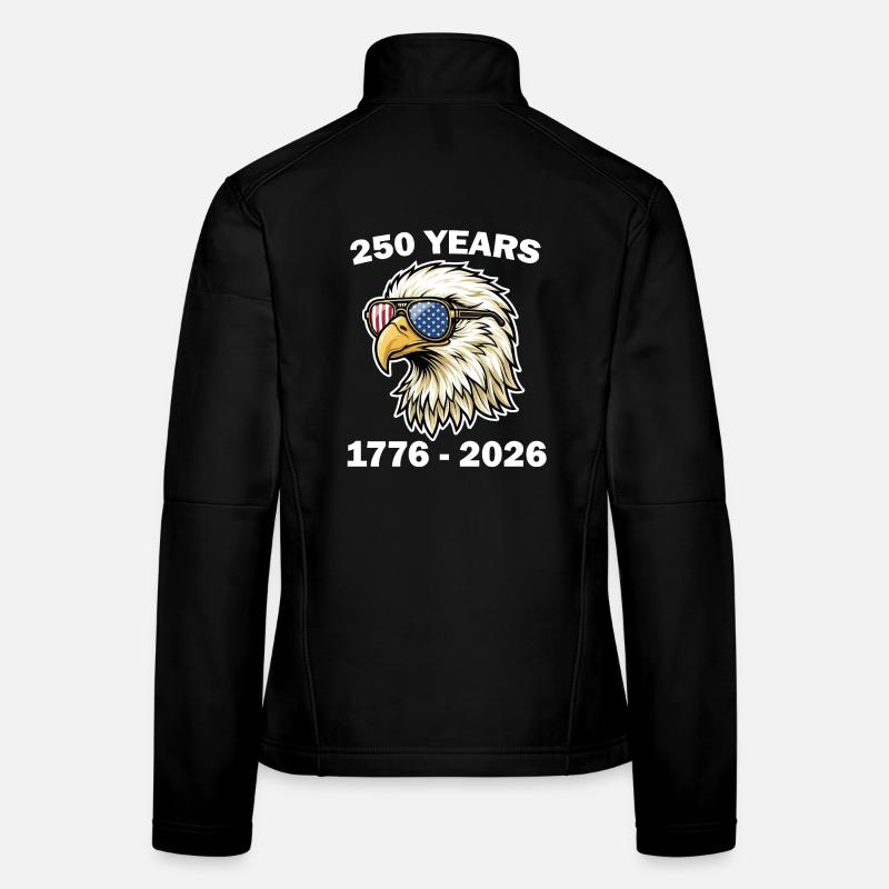 USA 250th Eagle Design Frauen Softshelljacke