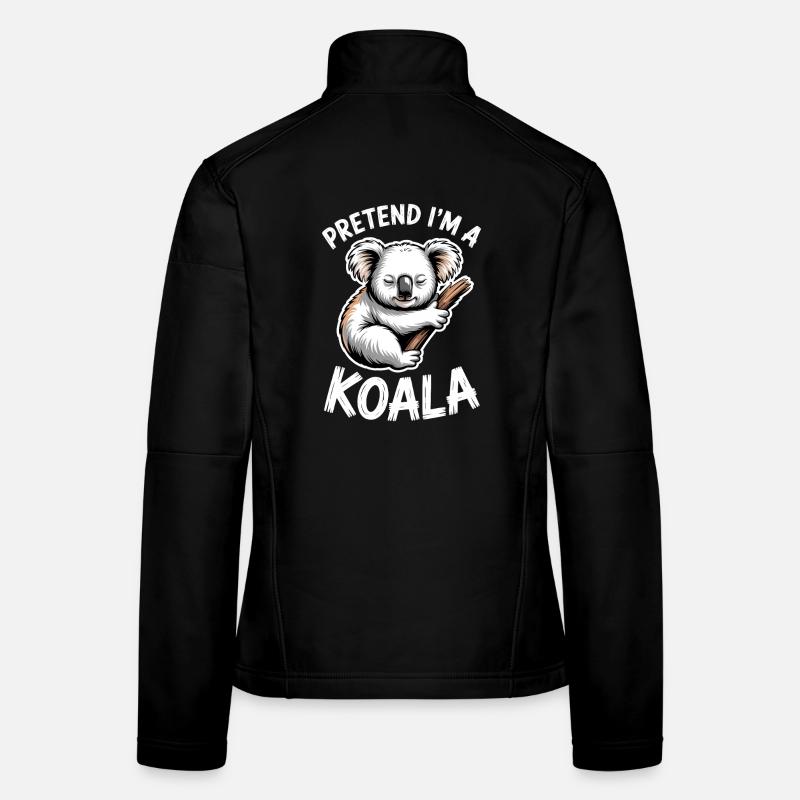 Koala Sprüche Koalas Lustiges Koala Geschenk Frauen Softshelljacke