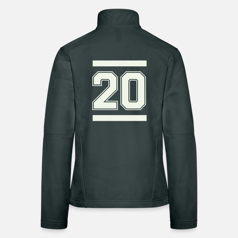 20_strich- Veste en tissu softshell Femme