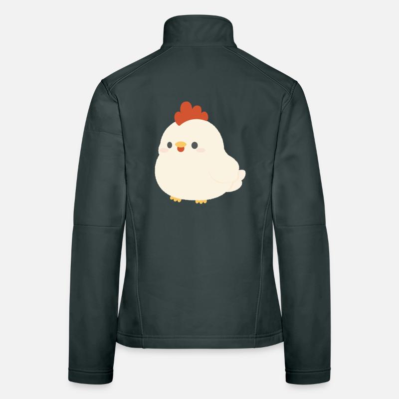 poulet Veste en tissu softshell Femme