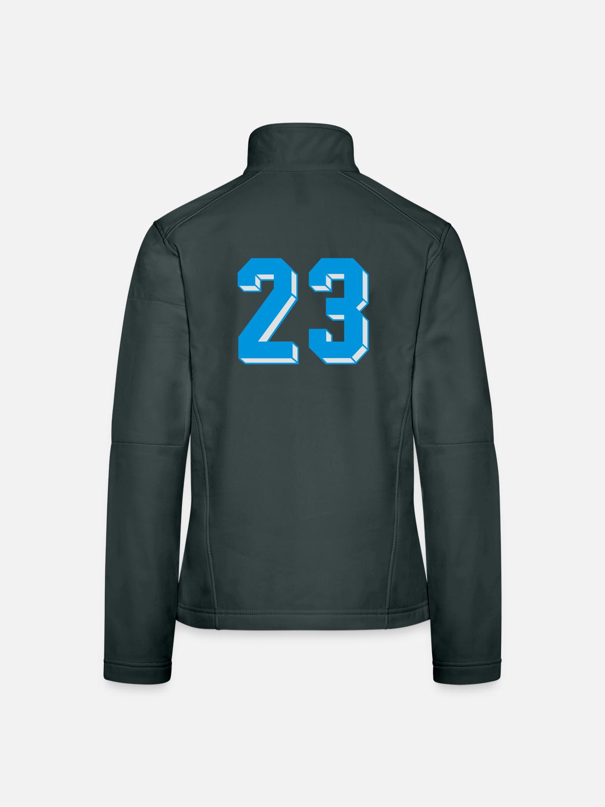 dreiundzwanzig - Women's Softshell Jacket - black - Back
