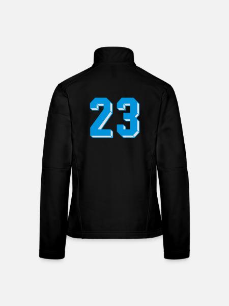 dreiundzwanzig - Women's Softshell Jacket - black - Back