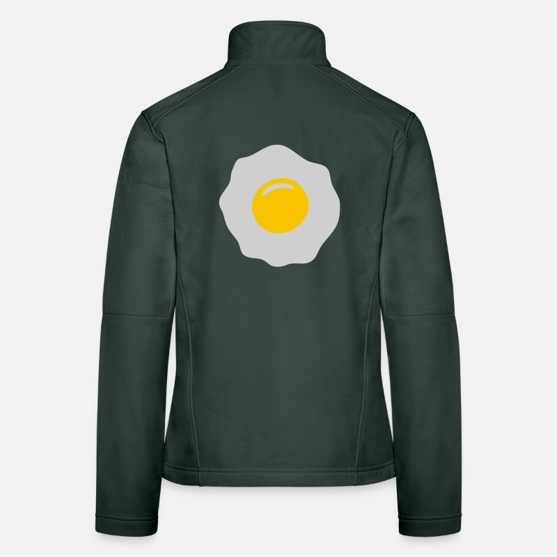 egg ei spiegelei Frauen Softshelljacke
