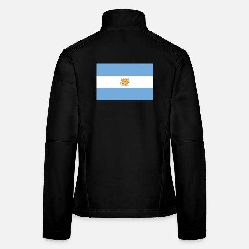 Argentinean flag Women's Softshell Jacket