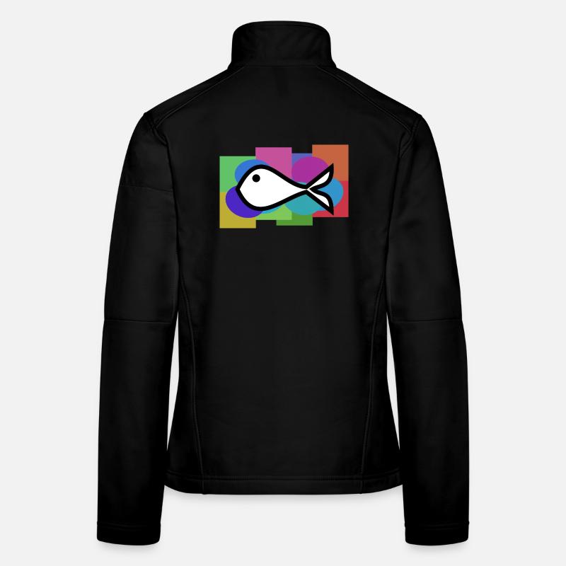 SARDINE. FISH. APRIL FOOL. EASTER. SEA Women's Softshell Jacket