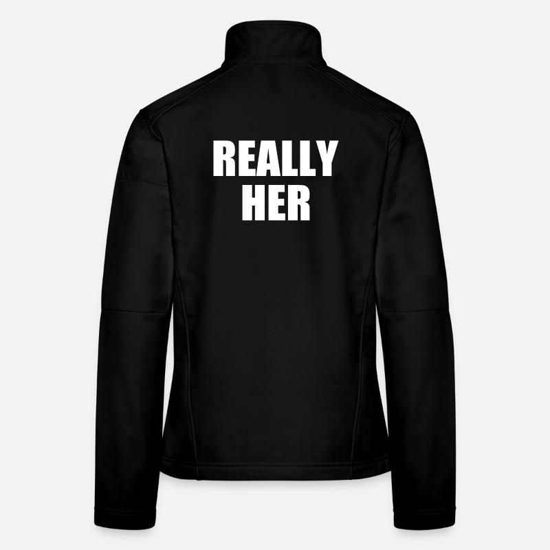 really her Veste en tissu softshell Femme