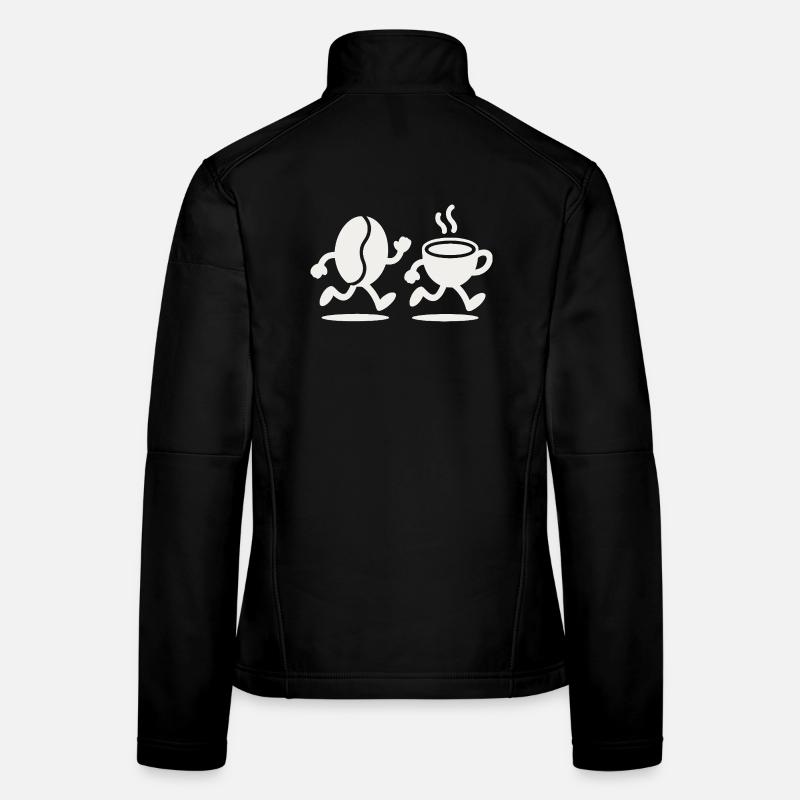 Koffein-Sprint: Bean & Cup Run Frauen Softshelljacke