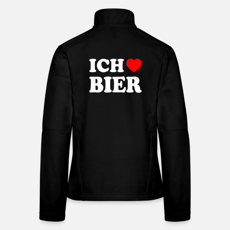Ich liebe bier Frauen Softshelljacke