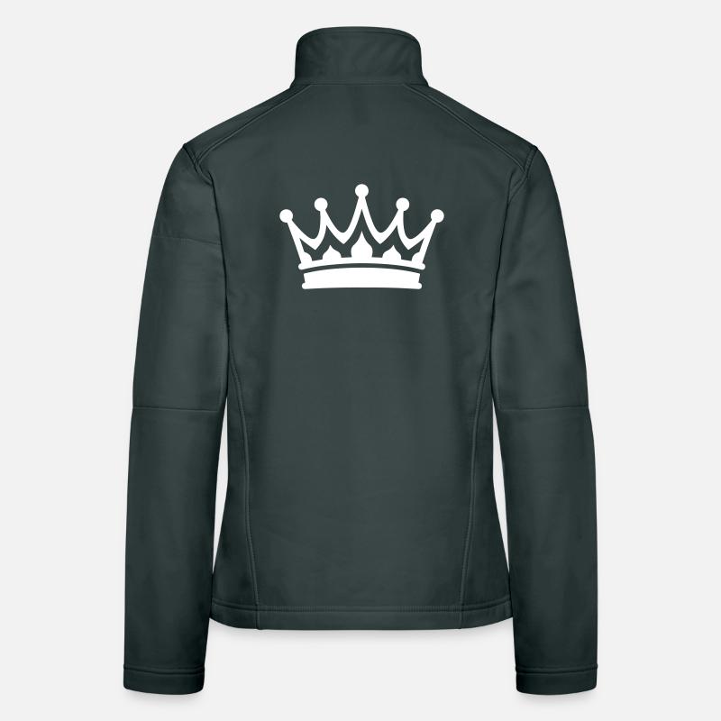 Krone Symbol Frauen Softshelljacke