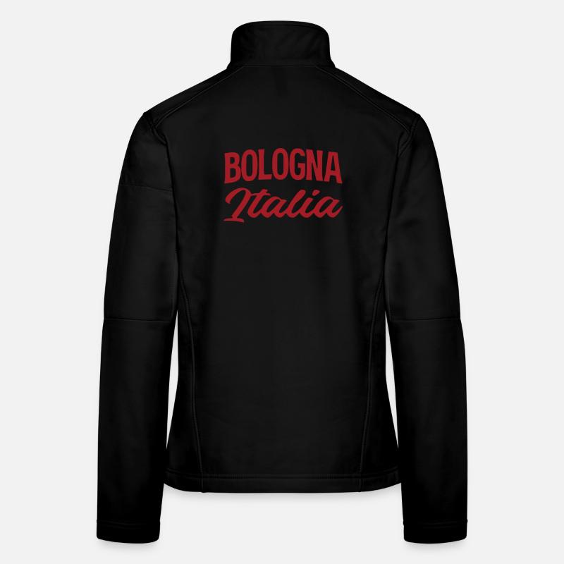 Bologna Italia Vintage Script Veste en tissu softshell Femme