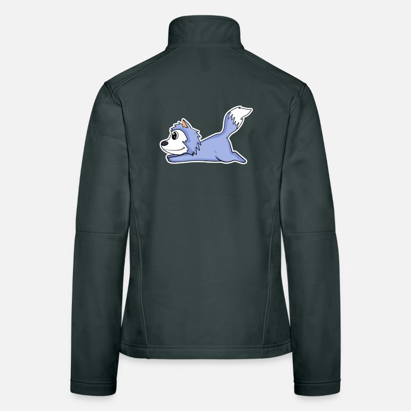 Loup coucheur Veste en tissu softshell Femme