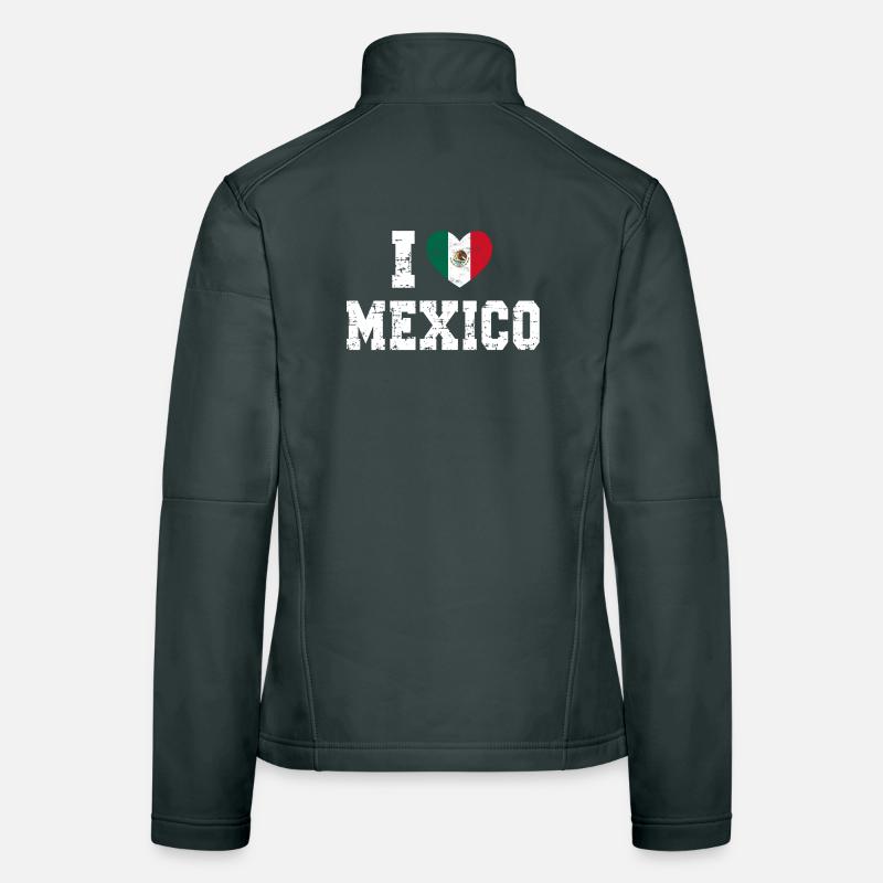 Mexique Veste en tissu softshell Femme