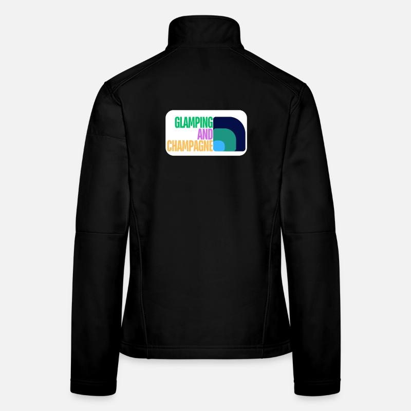 Glamping Veste en tissu softshell Femme