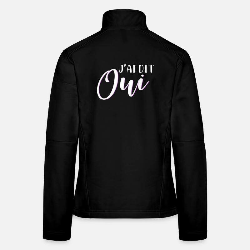 i said yes Veste en tissu softshell Femme
