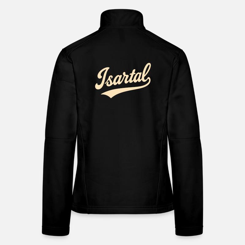 Lettrage de la vallée de l’Isar Veste en tissu softshell Femme