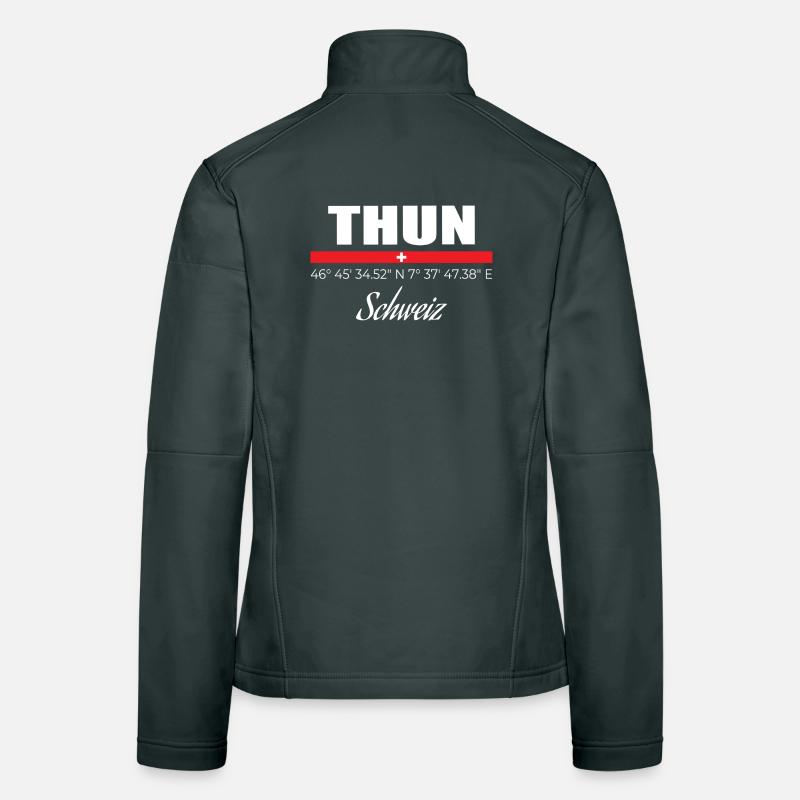 Thon Veste en tissu softshell Femme