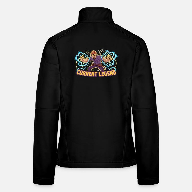 Kraftheld Elektriker Current Legend Frauen Softshelljacke
