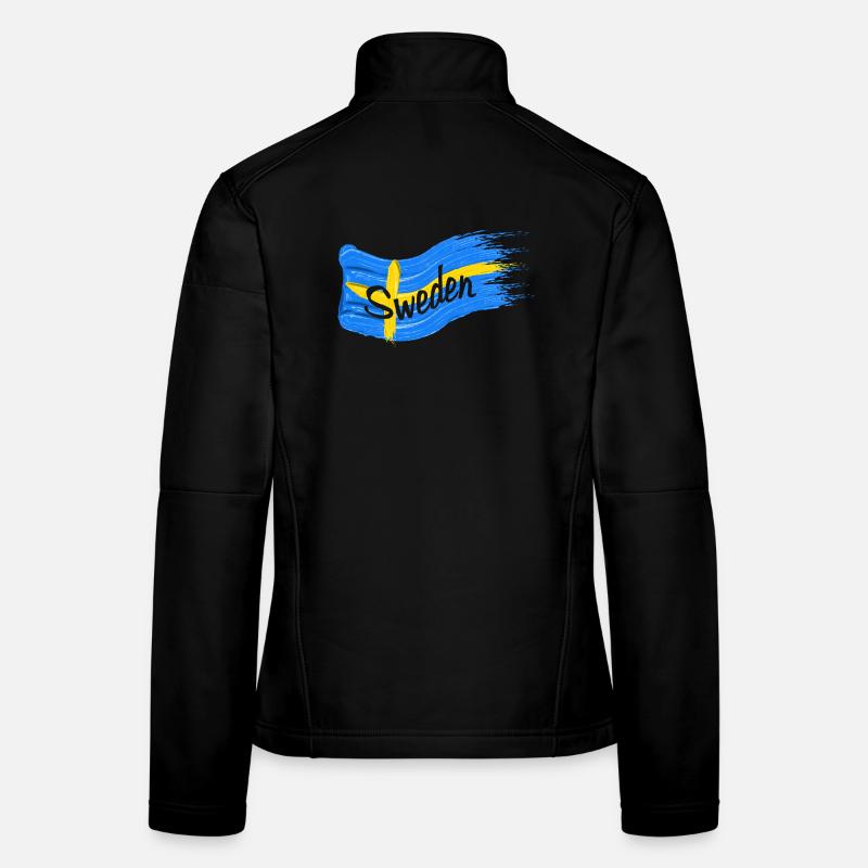Swedish flag Women's Softshell Jacket