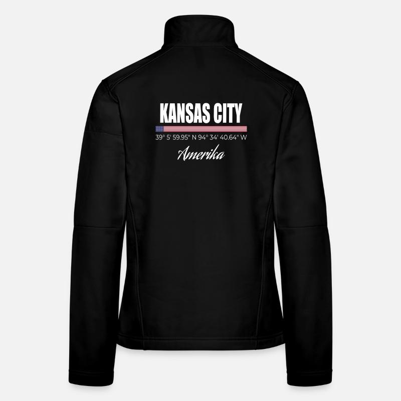 Kansas City - Women's Softshell Jacket - black