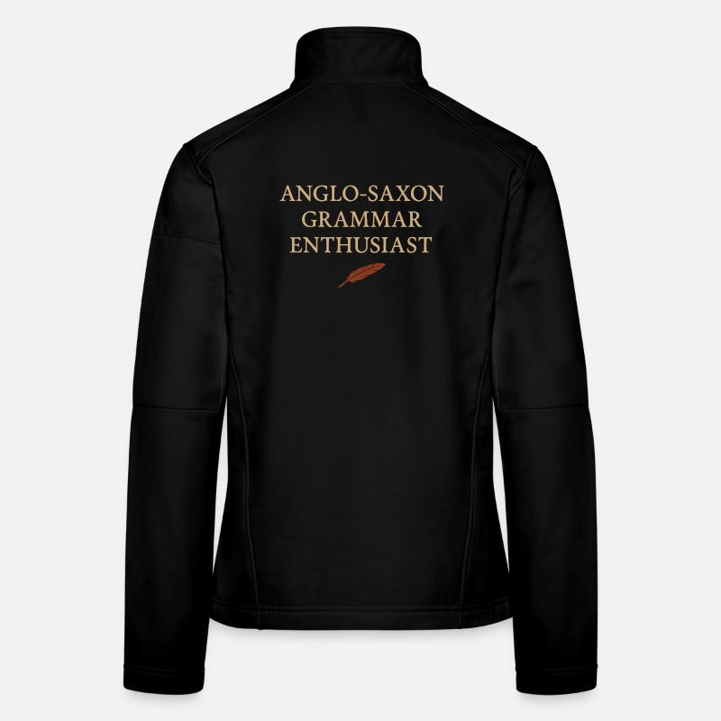 Ancient English Runic Alphabet Women's Softshell Jacket
