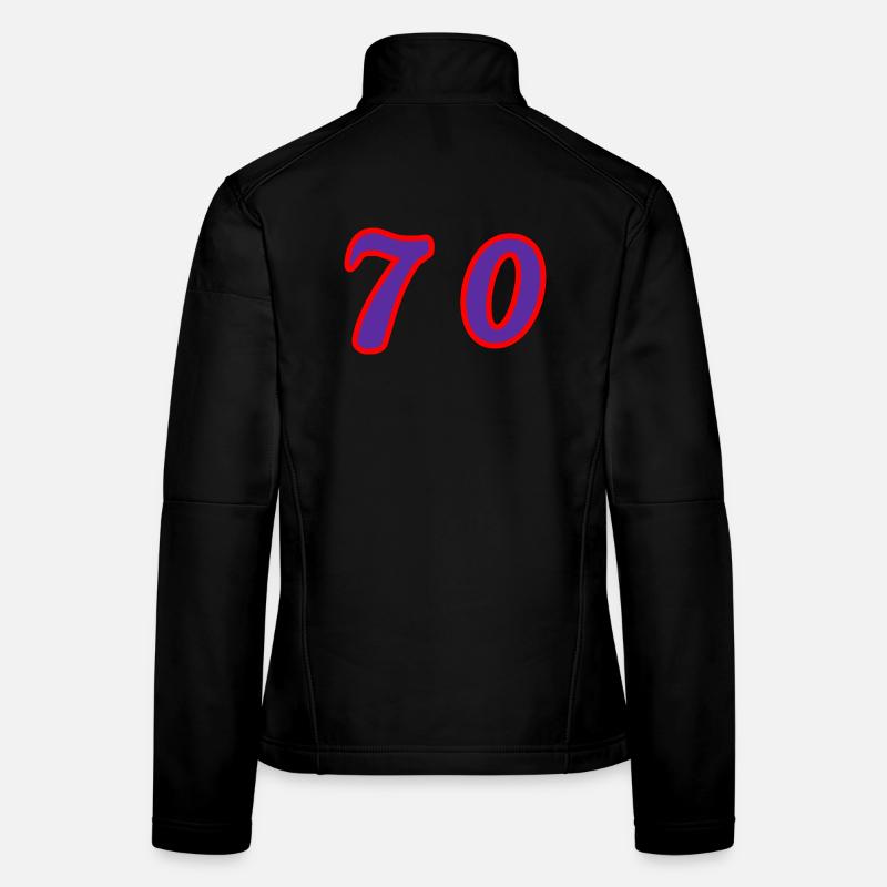 70. 70 ANS. 70e ANNIVERSAIRE. ANNIVERSAIRE 70 ANS. Veste en tissu softshell Femme