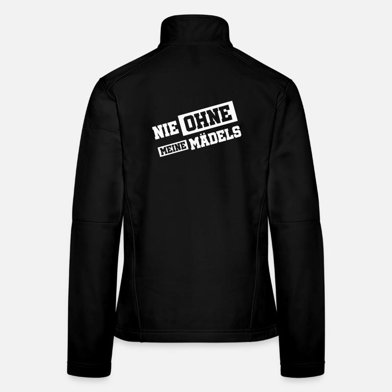Jamais sans mes filles Veste en tissu softshell Femme