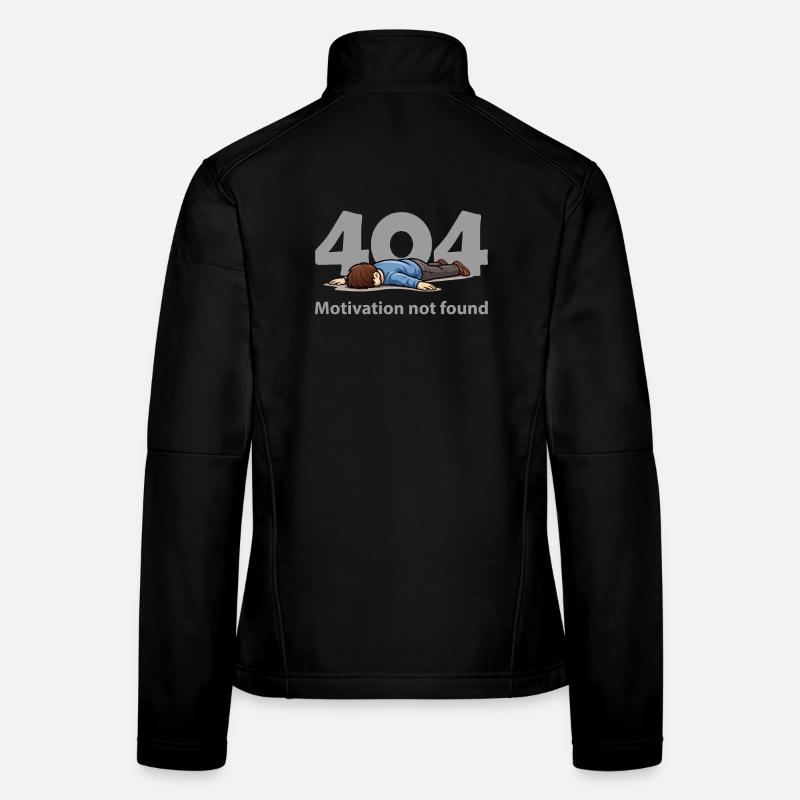 Motivation non trouvée – Erreur 404 Veste en tissu softshell Femme