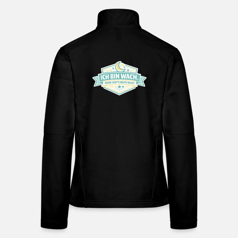 I'm Awake Badge Veste en tissu softshell Femme