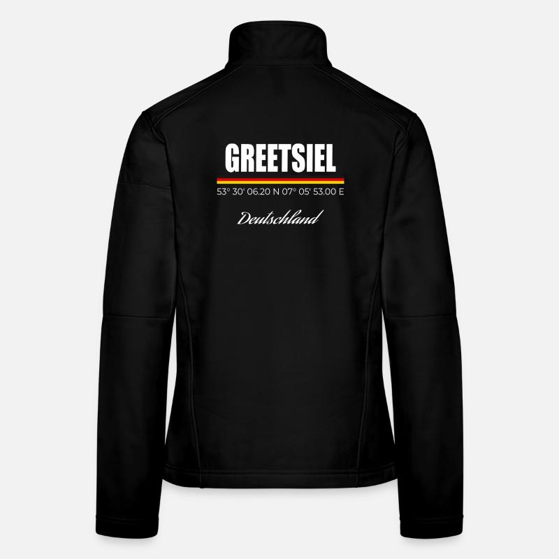 Greetsiel - Softshelljacka dam - svart
