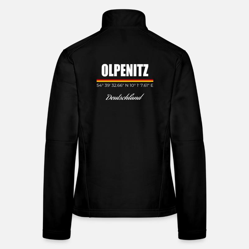 Olpenitz - Frauen Softshelljacke - Schwarz