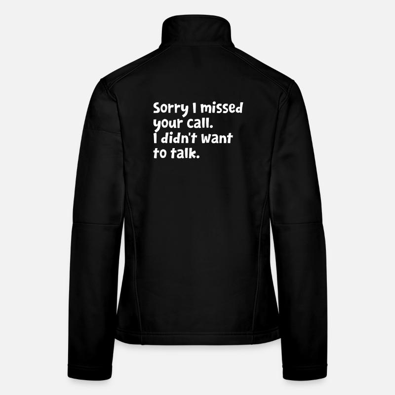 Introverti - Design drôle d’introverti - Sarcastique Veste en tissu softshell Femme