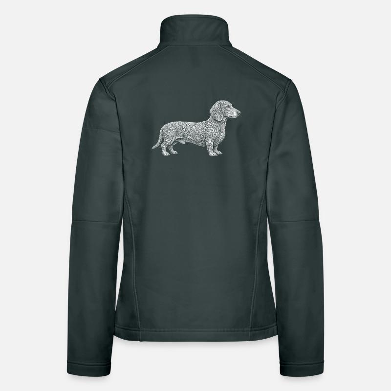 Dackel Frauen Softshelljacke