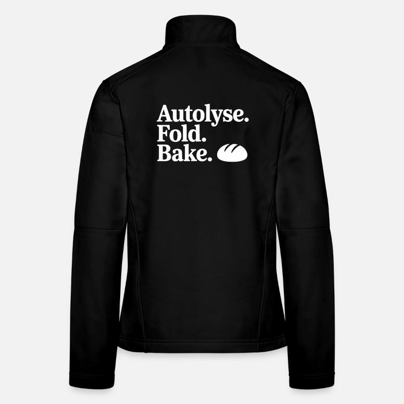 Bread Art Autolyse Fold Bake Women's Softshell Jacket