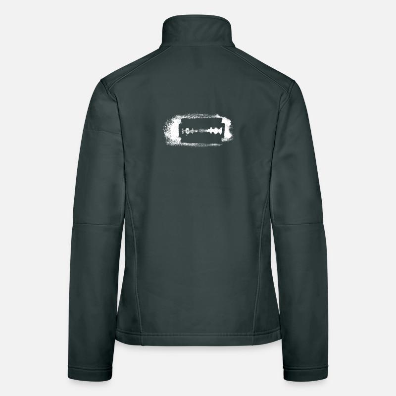 razor blade Women's Softshell Jacket