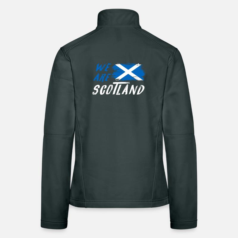 Drapeaux We Are Scotland Veste en tissu softshell Femme