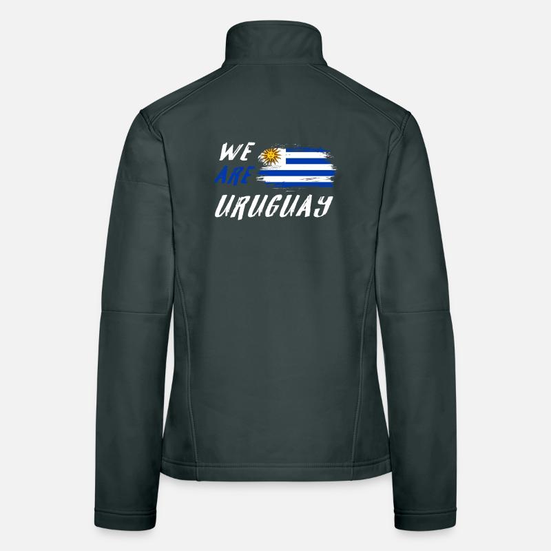 Wir sind Uruguay Frauen Softshelljacke