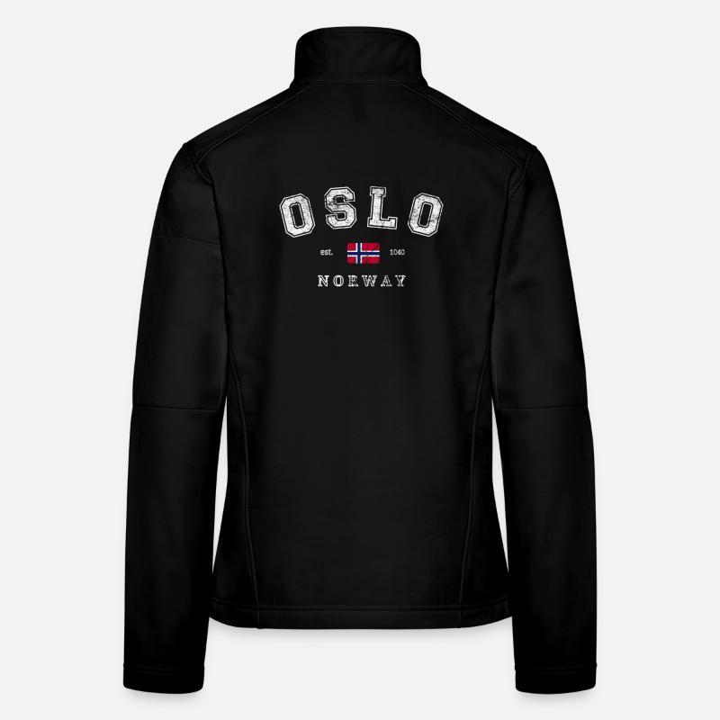 Oslo Norvège Veste en tissu softshell Femme