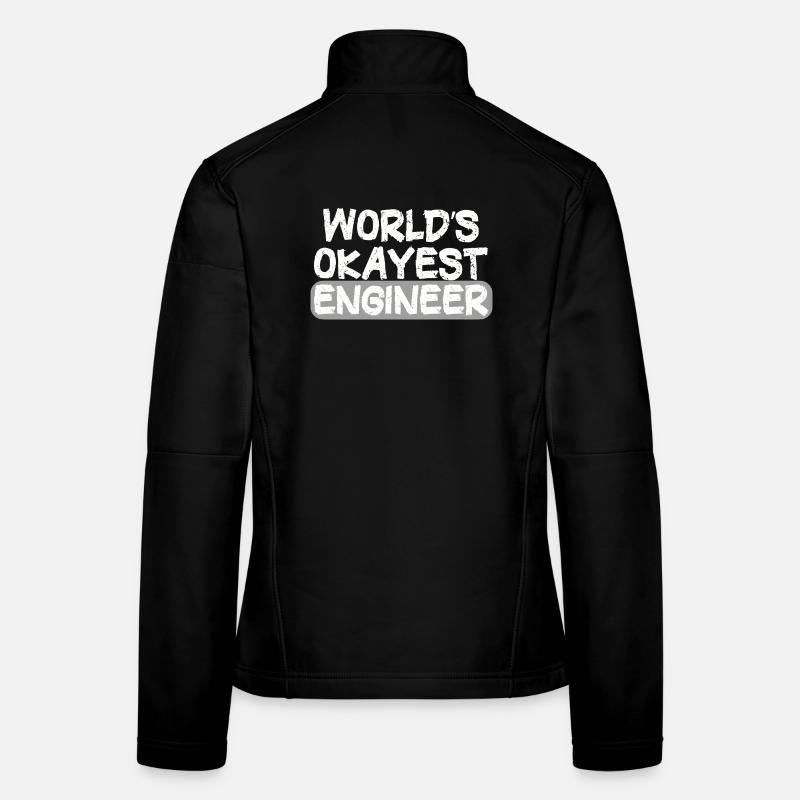 World's Best Engineer Bold Statement Women's Softshell Jacket