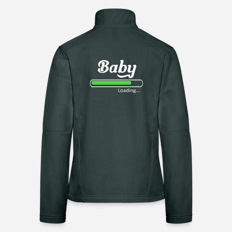 Baby loading. Veste en tissu softshell Femme