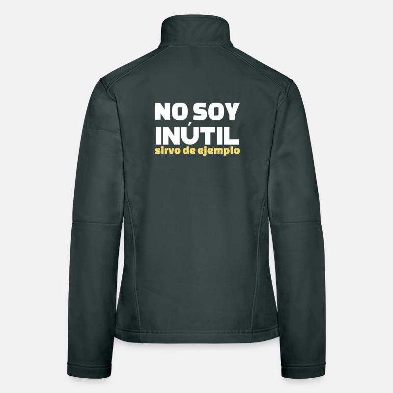 No Soy Inutil Servo de Ejemplo Veste en tissu softshell Femme