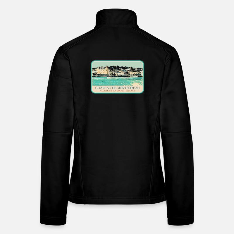 Château de Montsoreau, Vallée de la Loire Veste en tissu softshell Femme