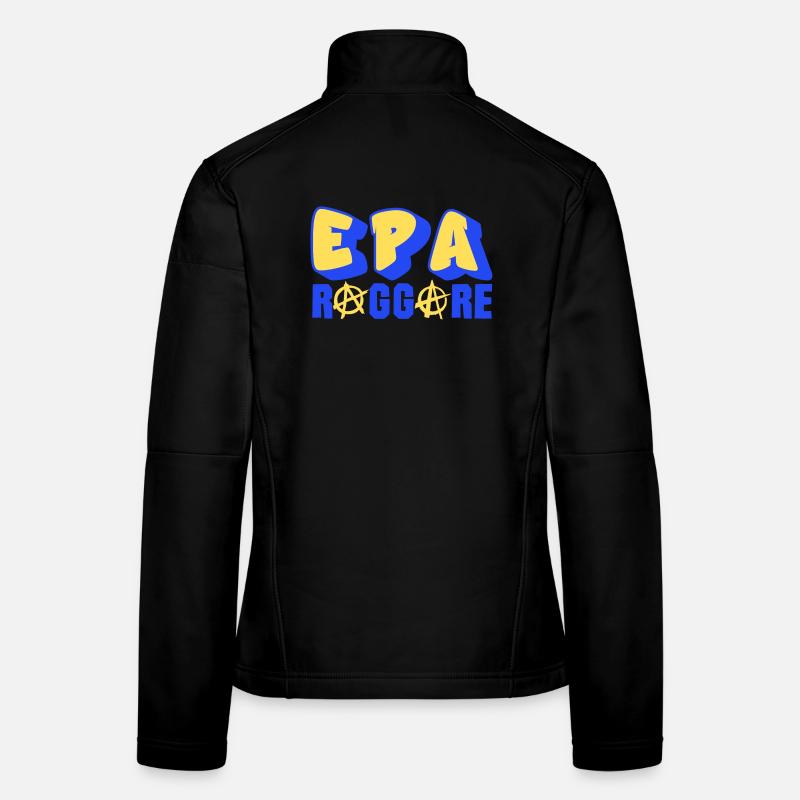 Epa Raggare Punk - Frauen Softshelljacke - Schwarz
