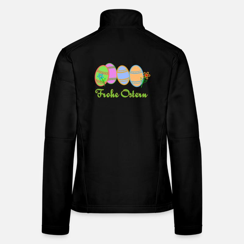 Ostereier zu Ostern Frauen Softshelljacke