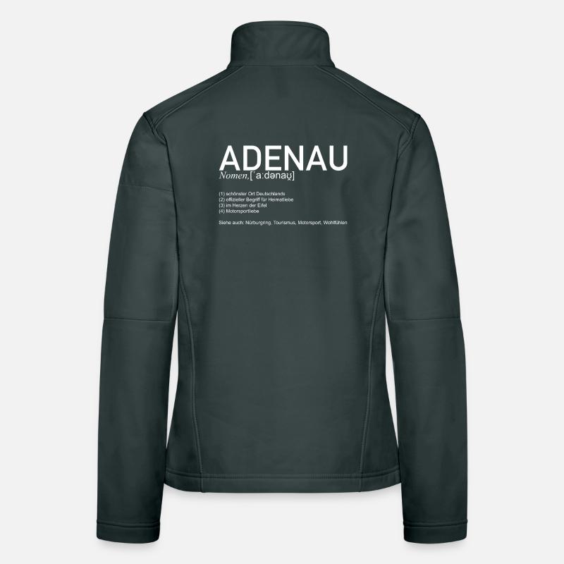 Adenau [meaning] (white) Women's Softshell Jacket