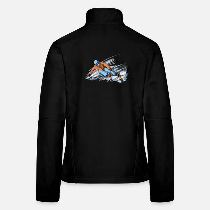 Départ Veste en tissu softshell Femme